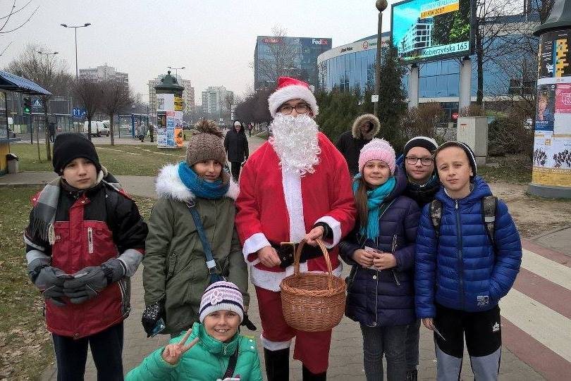 Św.Mikołaj na ulicach Krakowa