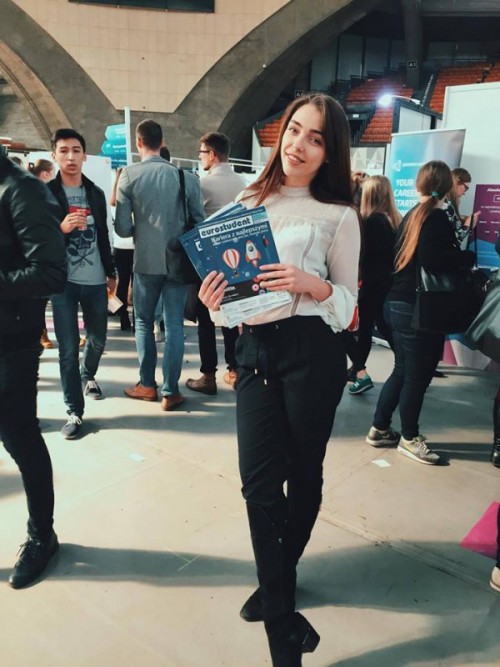 Daria podczas Absolvent Talent Days we Wrocławiu
